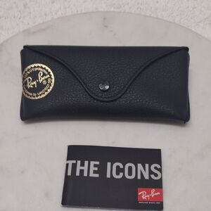 Ray-Ban Black Eyewear Soft Case & Booklet Only #Z-32